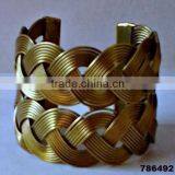 Indian Brass Metal Fashion Bangle Bracelet Wire Work thumbnail-4