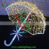 2016 New 3D Motif Waterproof Hanging Street Decorative Umbrella Light thumbnail-2