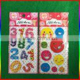 Embossed PVC Stickers Number Stickers With Silver Edge thumbnail-4