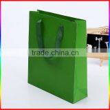 Green Gloss Laminated Paper Bags For Shopping, Shopping Paper Bags thumbnail-1