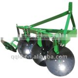 Farm disc plough for walking tractor