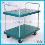 300kg 2 Layers Plastic Book Trolley Used in the Library thumbnail-2