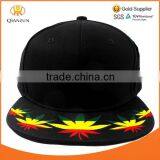 Flat Bill Design Your Own Hawaiian Snapback Cap/ Hat Online thumbnail-3