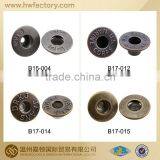 Fashion Metal Hollow Jean Button