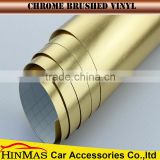 Brushed Chrome Car Metallic Vinyl Wrap