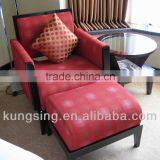 China Furniture Fabric Ottoman Stool Sofa