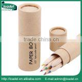 3.5" wooden color pencil with logo 6pcs promotional natural wooden pencil