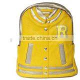 High Quality Korean Splice Style pu Leather Girl and Boy School Backpack Bag thumbnail-4