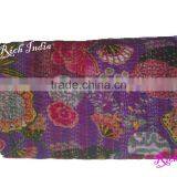Handmade Vintage Indian Kantha Quilts Manufacturer Wholesaler India