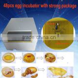 automatic poultry or bird 48 egg incubator with spare parts