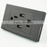 American Style Usb Wall Socket With Intertek Report Switched Power Strips