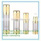 Transparent Alumina Cosmetic Airless Pump Bottle