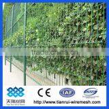 PVC Coated Welded Wire Mesh Fence /3 Bends Wire Mesh Fence With Post thumbnail-1