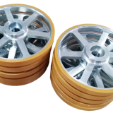 Колесо с фрикционным приводом из ПУ, полиуретановые колеса, детали автомобильной сборочной линии, колесо с полиуретановым покрытием thumbnail-2