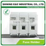 FS-033 600V DC AC 32A 3 Pole 10x38 Cylindrical Fuse Holder thumbnail-4