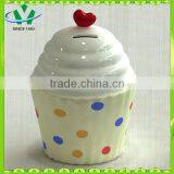 Ceramic Cheap Piggy Bank Wih Ice-cream Design thumbnail-1