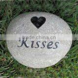Kiss Round Stone Pebble on Hot Sale thumbnail-1