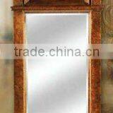 Wooden Classical Hand Carved Wall Mirror, MOQ:1PCS(B70125) thumbnail-1