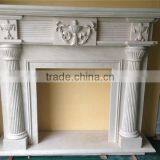 Yellow Marble Fireplace thumbnail-1