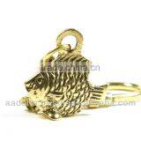 Solid Brass Sea Life Fish Nautical Keychain thumbnail-1