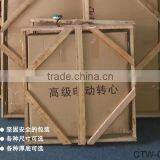 Round Table With Lazy Susan in Swivel Plates thumbnail-2