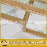 High Quality Furniture European Style Classical Stainless Steel tv Stand Dinning Room Set thumbnail-5