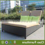 Wicker Furniture Outdoor Double Sun Lounger / Lounge Bed thumbnail-1