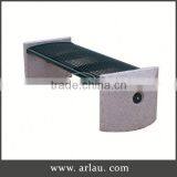 Arlau Cast Iron Garden Bench Ends In Patio Benches,Metal Outdoor Benches,Black Wrought Iron Outdoor Bench thumbnail-1