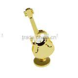 Gold Plated Crystal Guitar With Crystals From Swarovski thumbnail-2