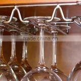Decrative 6 Bottle Metal Wall Mounted Wine Display Rack thumbnail-2