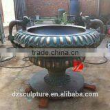 Garden Flower Pot Molds Metal Outdoor Statues thumbnail-1