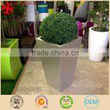 Large Tall Rectangular Stainless Steel Flowerpot Plant Container thumbnail-1