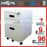 Movable File Cabinet, 3 Drawer Cabinet, Moving File Chest thumbnail-2