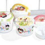 Plastic Round Dual Portable Lunch Boxes/Insulation Boxes thumbnail-2