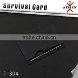 Colorfull Black Multi Card ,stainless Steel Survival Multi-functional in One Card thumbnail-3