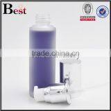 50ml Hot Products Cosmetic Frosted Logo Screen Printing Custom Made Glass Bottle for Lotion With Silver Aluminum Pump and Cover thumbnail-3