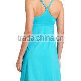 Wholesale Plus Size Clothing Women Custom Plain Blue Sexy Womans Cover Up Summer Bathing Suits Swimwear Beach Swim Dress thumbnail-3