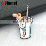 Custom Logo Printable Cute Cartoon Leather Stickers