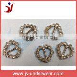 Fashion Underwear Sliver Diamond Metal Heart-shaped Adjustment Garment Accessory thumbnail-1