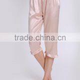 Hot Sale Women Silk Sleep Pants Comfortabe Soft Pajamas Pants thumbnail-1