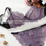 Ladies Sexy Transparent Sex Panty and Bra Sets thumbnail-5