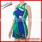Popular Womens Lycra Netball Dress Popular Netball Bodysuits Team Custom Netball Jersey