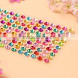 Multi Colors Diamante Rhinestone Clear Crystal Craft Gems Stickers thumbnail-5