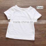 New Baby Short-sleeved T-shirt Female Summer Simple Thin Section Baby Bottom Shirt Solid Color Shirts thumbnail-4