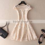 Z&M Big Size M-10XL 2016 Sexy Lace Half Sleeve Party Club Dress thumbnail-6