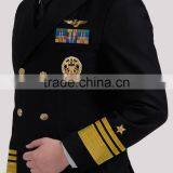 Juqian High Grade Man Flight Army Airline Pilot Uniform Custom Wholesale thumbnail-6