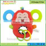 Baby Teethers Teething, Relief Teething Toys Soft Teething Bell Rings thumbnail-2