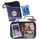 Disaster Prep Kit - Has a LED Flashlight, Food Bar, Water, Whistle, Bandages, Natural Disaster Guide and Comes With Your Logo thumbnail-1