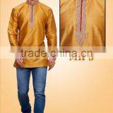Mens Designer Embroidered Kurtis 2016 thumbnail-4
