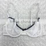 See Through Lace Bra and G-string Panties Sexy Bra New Design Sex Girls Photos Thong Shantou Factory thumbnail-5